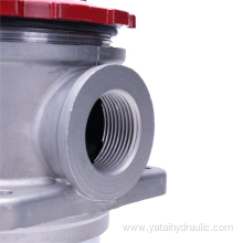 Oil return filter with good dewatering performance